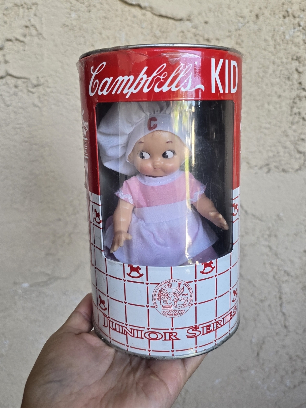 Vtg 1998 Horsman Campbell Kids Girl Doll Junior Series Soup Can Bank NEW